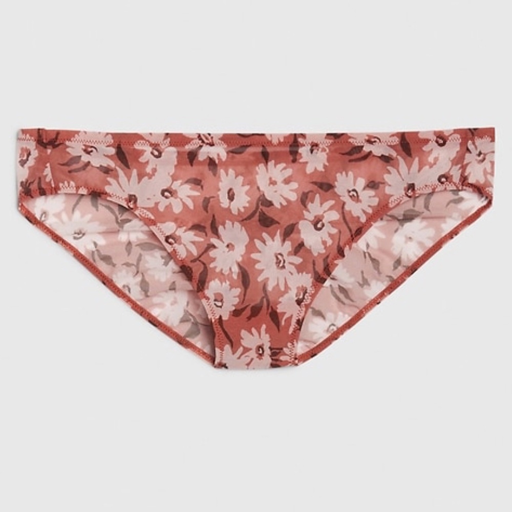 Gap Floral Print Mesh Bikini